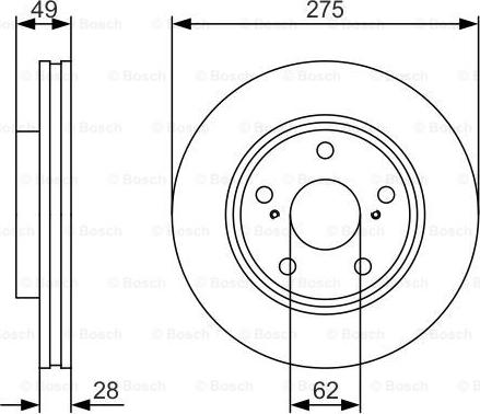 BOSCH 0 986 479 R58 - Jarrulevy inparts.fi