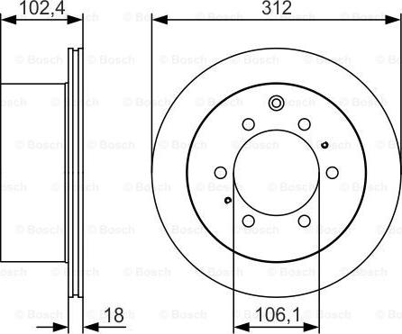 BOSCH 0 986 479 R57 - Jarrulevy inparts.fi