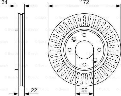 BOSCH 0 986 479 R63 - Jarrulevy inparts.fi