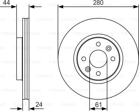 BOSCH 0 986 479 R67 - Jarrulevy inparts.fi