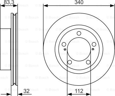 BOSCH 0 986 479 R29 - Jarrulevy inparts.fi