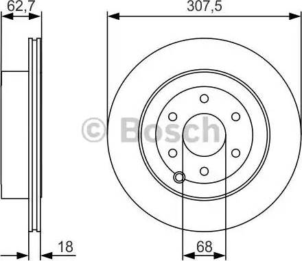 BOSCH 0 986 479 R21 - Jarrulevy inparts.fi