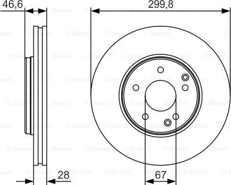 BOSCH 0 986 479 R79 - Jarrulevy inparts.fi