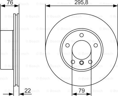 BOSCH 0 986 479 R72 - Jarrulevy inparts.fi