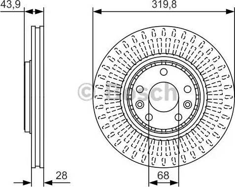 BOSCH 0 986 479 S94 - Jarrulevy inparts.fi