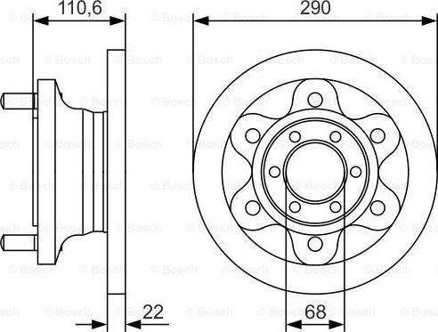 BOSCH 0 986 479 S95 - Jarrulevy inparts.fi