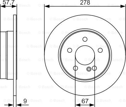 BOSCH 0 986 479 S96 - Jarrulevy inparts.fi