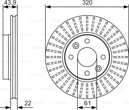 BOSCH 0 986 479 S90 - Jarrulevy inparts.fi