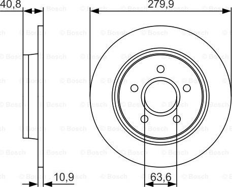 BOSCH 0 986 479 S49 - Jarrulevy inparts.fi