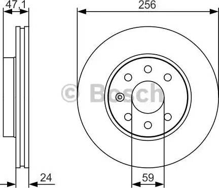 BOSCH 0 986 479 S65 - Jarrulevy inparts.fi