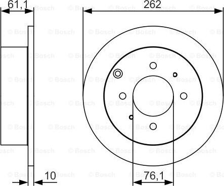 BOSCH 0 986 479 S68 - Jarrulevy inparts.fi