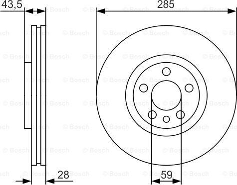 BOSCH 0 986 479 S62 - Jarrulevy inparts.fi