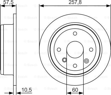 BOSCH 0 986 479 S08 - Jarrulevy inparts.fi