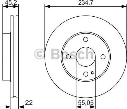 BOSCH 0 986 479 S11 - Jarrulevy inparts.fi