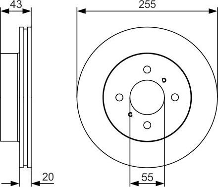 BOSCH 0 986 479 S13 - Jarrulevy inparts.fi