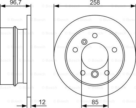 BOSCH 0 986 479 S17 - Jarrulevy inparts.fi