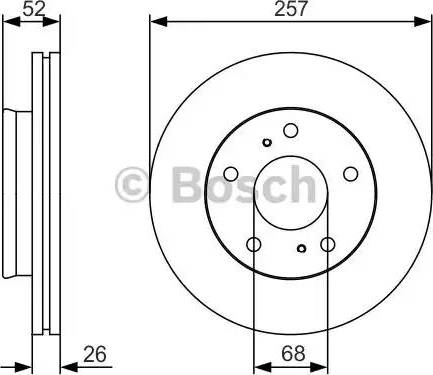 BOSCH 0 986 479 S89 - Jarrulevy inparts.fi