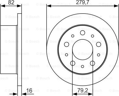 BOSCH 0 986 479 S86 - Jarrulevy inparts.fi