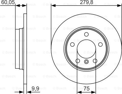 BOSCH 0 986 479 S34 - Jarrulevy inparts.fi