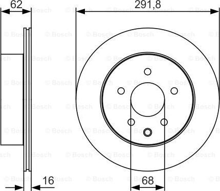 BOSCH 0 986 479 S31 - Jarrulevy inparts.fi