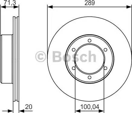 BOSCH 0 986 479 S24 - Jarrulevy inparts.fi