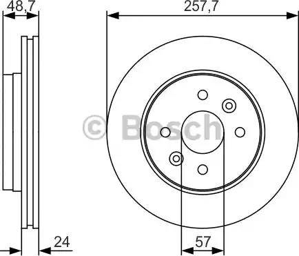 BOSCH 0 986 479 S77 - Jarrulevy inparts.fi