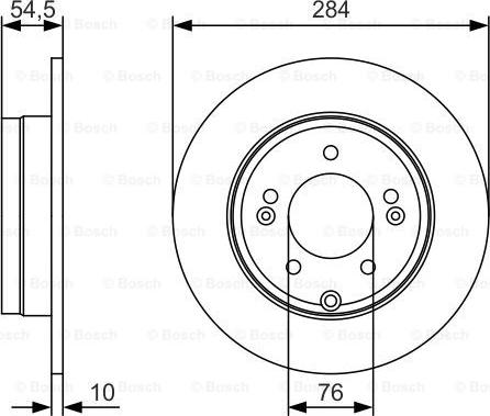 BOSCH 0 986 479 T49 - Jarrulevy inparts.fi