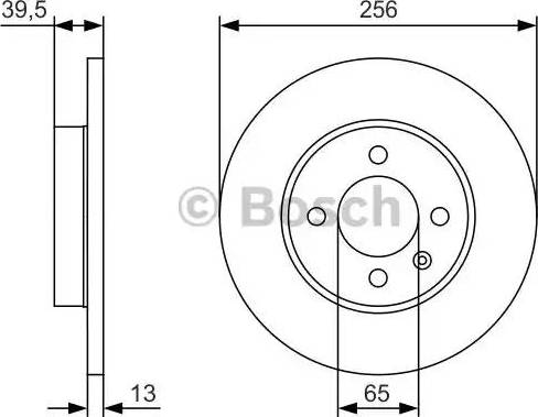 BOSCH 0 986 479 T48 - Jarrulevy inparts.fi