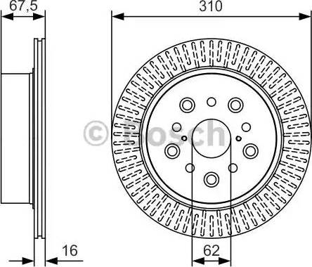 BOSCH 0 986 479 T03 - Jarrulevy inparts.fi