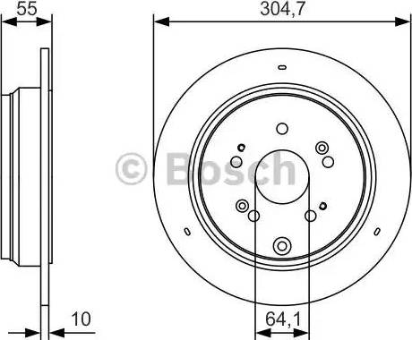 BOSCH 0 986 479 T85 - Jarrulevy inparts.fi