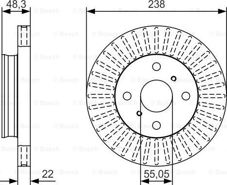 BOSCH 0 986 479 T82 - Jarrulevy inparts.fi