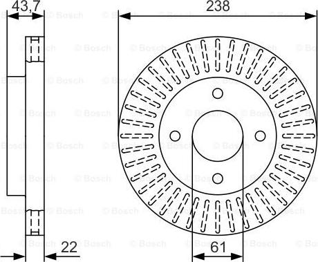 BOSCH 0 986 479 T31 - Jarrulevy inparts.fi