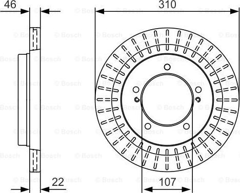 BOSCH 0 986 479 U99 - Jarrulevy inparts.fi