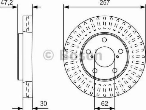 BOSCH 0 986 479 U94 - Jarrulevy inparts.fi