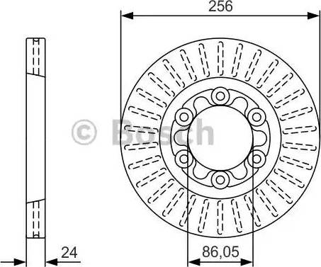 BOSCH 0 986 479 U98 - Jarrulevy inparts.fi