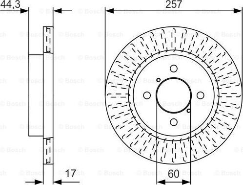 BOSCH 0 986 479 U93 - Jarrulevy inparts.fi