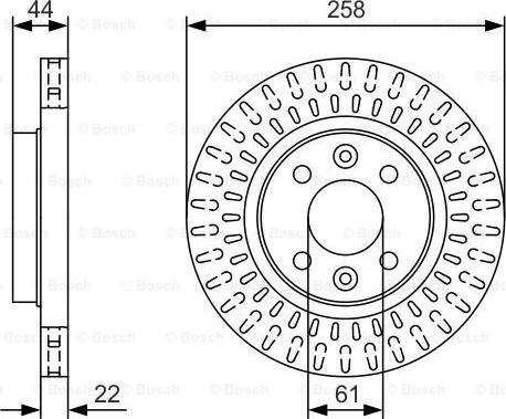 BOSCH 0 986 479 U50 - Jarrulevy inparts.fi