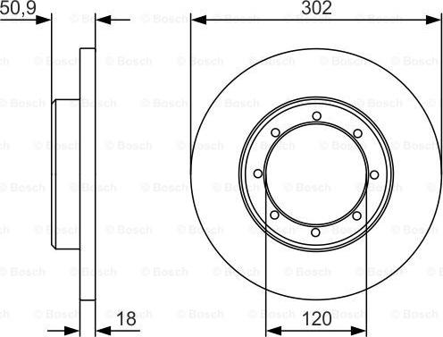 BOSCH 0 986 479 U60 - Jarrulevy inparts.fi