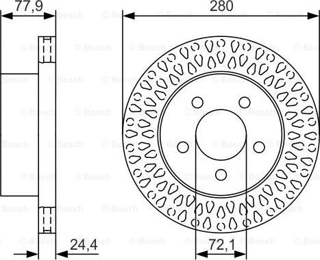 BOSCH 0 986 479 U00 - Jarrulevy inparts.fi