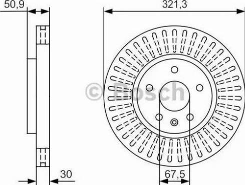 BOSCH 0 986 479 U11 - Jarrulevy inparts.fi