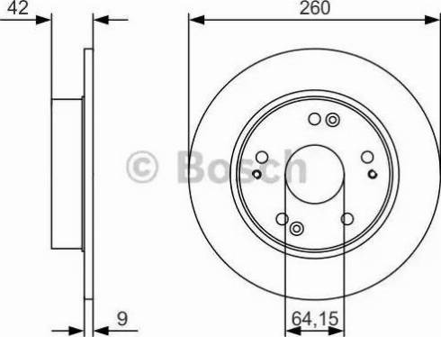 BOSCH 0 986 479 U85 - Jarrulevy inparts.fi