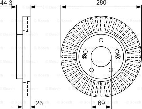 BOSCH 0 986 479 U82 - Jarrulevy inparts.fi