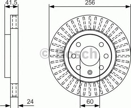 BOSCH 0 986 479 U34 - Jarrulevy inparts.fi