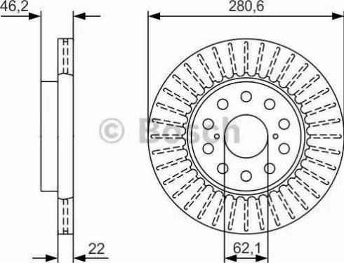 BOSCH 0 986 479 V41 - Jarrulevy inparts.fi