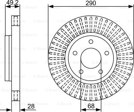 BOSCH 0 986 479 V48 - Jarrulevy inparts.fi