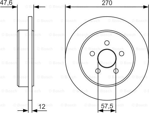 BOSCH 0 986 479 V43 - Jarrulevy inparts.fi