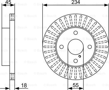 BOSCH 0 986 479 V65 - Jarrulevy inparts.fi