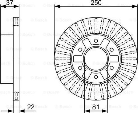 BOSCH 0 986 479 V66 - Jarrulevy inparts.fi