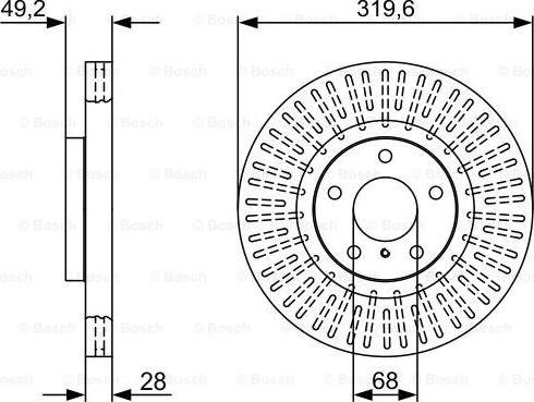 BOSCH 0 986 479 V60 - Jarrulevy inparts.fi