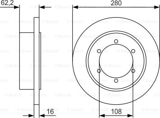 BOSCH 0 986 479 V14 - Jarrulevy inparts.fi